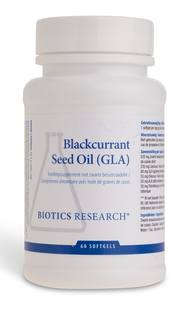 Biotics Blackcurrant Seed Oil (GLA) Softgels 60CP 