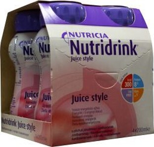 Nutridrink Juice Style Aardbei 200ML 