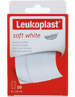 Leukoplast Soft White Wondpleister 10ST 