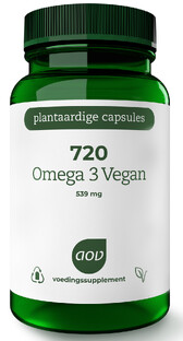 AOV 720 Omega 3 Vegan Softgels 60VCP 