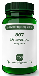 AOV 807 Druivenpitten-extract 60mg Vegacaps 60VCP 