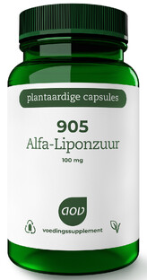 AOV 905 Alfa Liponzuur Vegacaps 60VCP 