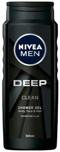 Nivea Men Deep Clean Shower Gel 500ML 