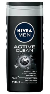 Nivea Men Active Clean Shower Gel 250ML 