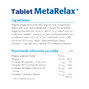 Metagenics MetaRelax Tabletten 180TBIngredienten