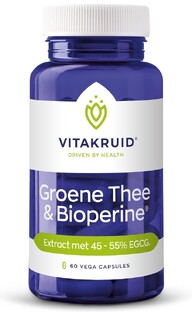 Vitakruid Groene Thee & Bioperine® Capsules 60VCP 