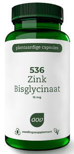 AOV 536 Zink Bisglycinaat 15mg Capsules 120VCP 