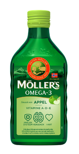 Mollers Omega-3 Appel Levertraan 250ML 