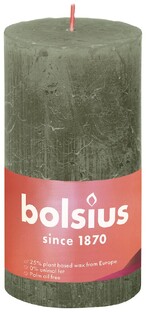 Bolsius Stompkaars Olive 130/68 1ST 