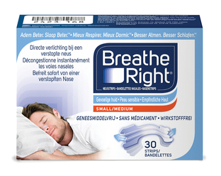 Breathe Right Neusstrips Sensitive - Small/Medium 30ST 