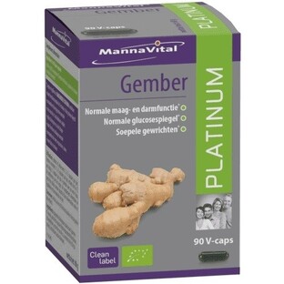 MannaVital Gember Platinum Capsules 90VCP 