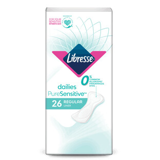 Libresse Inlegkruisjes Pure Sensitive 26ST 