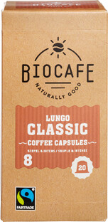 Biocafé Bio Cafe Koffiecapsules Lungo Classic 100GR 