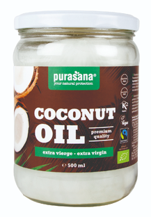 Purasana Vegan Coconut Oil Extra Virgin 500ML 