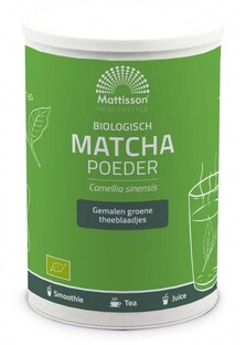 Mattisson HealthStyle Biologische Matcha Poeder 350GR 