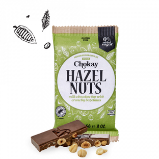 Chokay Melkchocolade Hazelnoot 85GR 