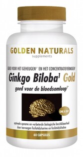 Golden Naturals Ginkgo Biloba Gold Capsules 60VCP 