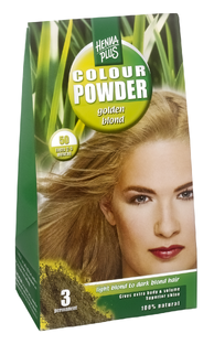 Hennaplus Colour Powder 50 Golden Blond 100GR 