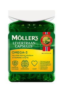 Mollers Levertraan Omega-3 Capsules 160CP 