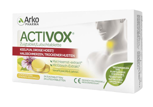 Arkopharma Activox Keelpijn Zuigtabletten 24ZTB 