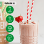 Purasana Pea Protein Banana 400GR gebruikswijze