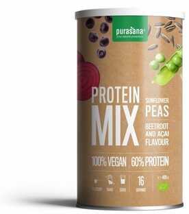 Purasana Pea Sunflower Proteine Mix Biet Açai 400GR 