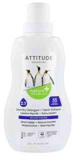 Attitude Ecologisch 2 in 1 Laundry Detergent + Fabric Softener 1040ML 