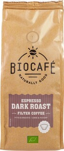 Biocafé Filterkoffie Espresso Dark Roast 250GR 