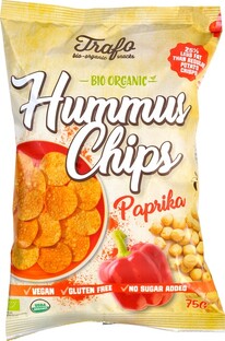 Trafo Hummus Chips Paprika 75GR 