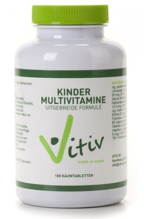 Vitiv Kinder Multivitamine Kauwtabletten 100TB 