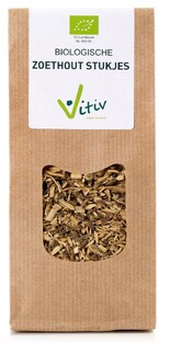 Vitiv Biologische Zoethout Stukjes 50GR 