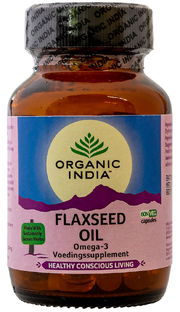 Organic India Flaxseed Oil Vegicaps 60VCP 