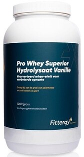 Fittergy Pro Whey Superior Hydrolysate Vanille 1000GR 