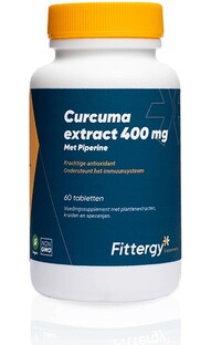 Fittergy Curcuma Extract 400 mg Tabletten 60TB 