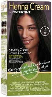 Naturtint Henna Cream 1.0 Zwart Semi-Permanente Kleuring 110ML 