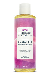 Heritage Store Castor Olie 237ML 