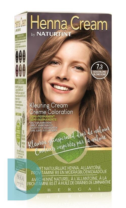 Uil noodsituatie Uitbreiden Naturtint Henna Cream 7.3 Goud Blond Semi-Permanente Kleuring