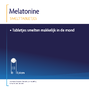 Shiepz Melatonine Original Smelttabletjes 500TB samenstelling + afmeting tablet