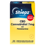 Shiepz CBD Cannabidiol 7mg en Melatonine Tabletten 25TB 66720