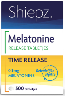 Shiepz Melatonine Time Release Tabletjes 500TB 