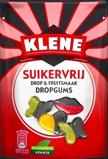 Klene Dropgums Suikervrij 105GR 