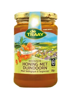 De Traay Honing met Duindoorn Biologisch 350GR 