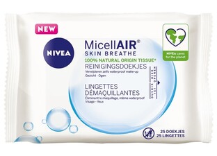 Nivea MicellAIR Skin Breathe Reinigingsdoekjes 25ST 