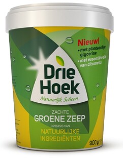 Driehoek Zachte Groene Zeep 900GR 