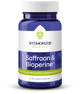 Vitakruid Saffraan & Bioperine Capsules 60VCP 