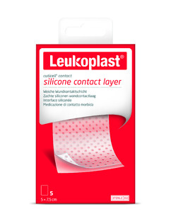 Leukoplast Cuticell Contact Wondcontactlaag Siliconen 5ST 