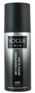 Vogue Men Anti-Transpirant Mystic Black Deodorant 150ML 