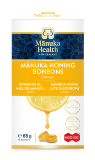 Manuka health Honing Citroen MGO 400+ zuigtabletten 65GR 