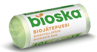 Bioska Afvalzakken 10 liter 15ST 