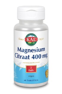 Kal Magnesium Citraat 400mg 60TB 